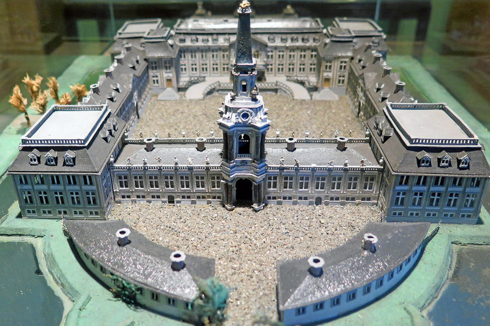 Model af Hørsholm Slot. Kilde: Wikipedia