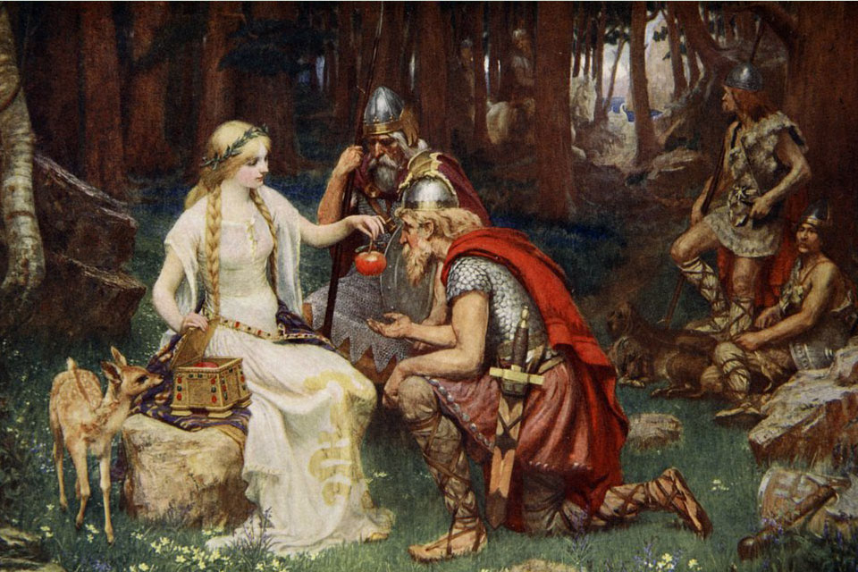 Idun and the Apples by James Doyle. Source. Wikipedia