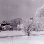 Vinter ved Blicher's Præstegaard i Spentrup © Purhus Lokalarkiv